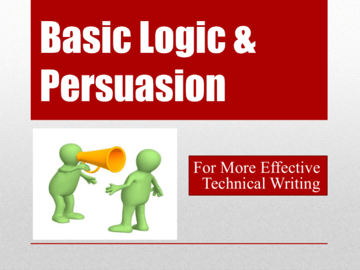 Logic reasoning and persuasion rutgers