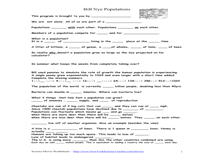 Bill nye brain worksheet answer key pdf