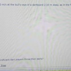 Dart thrown toward 20m horizontally hits shown later solved 1s distance xy