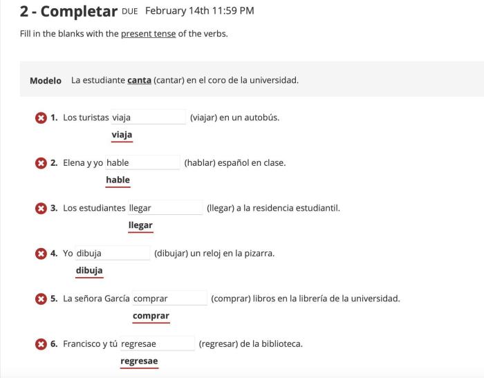 Fill blanks correct form words given worksheet verb worksheets grammar